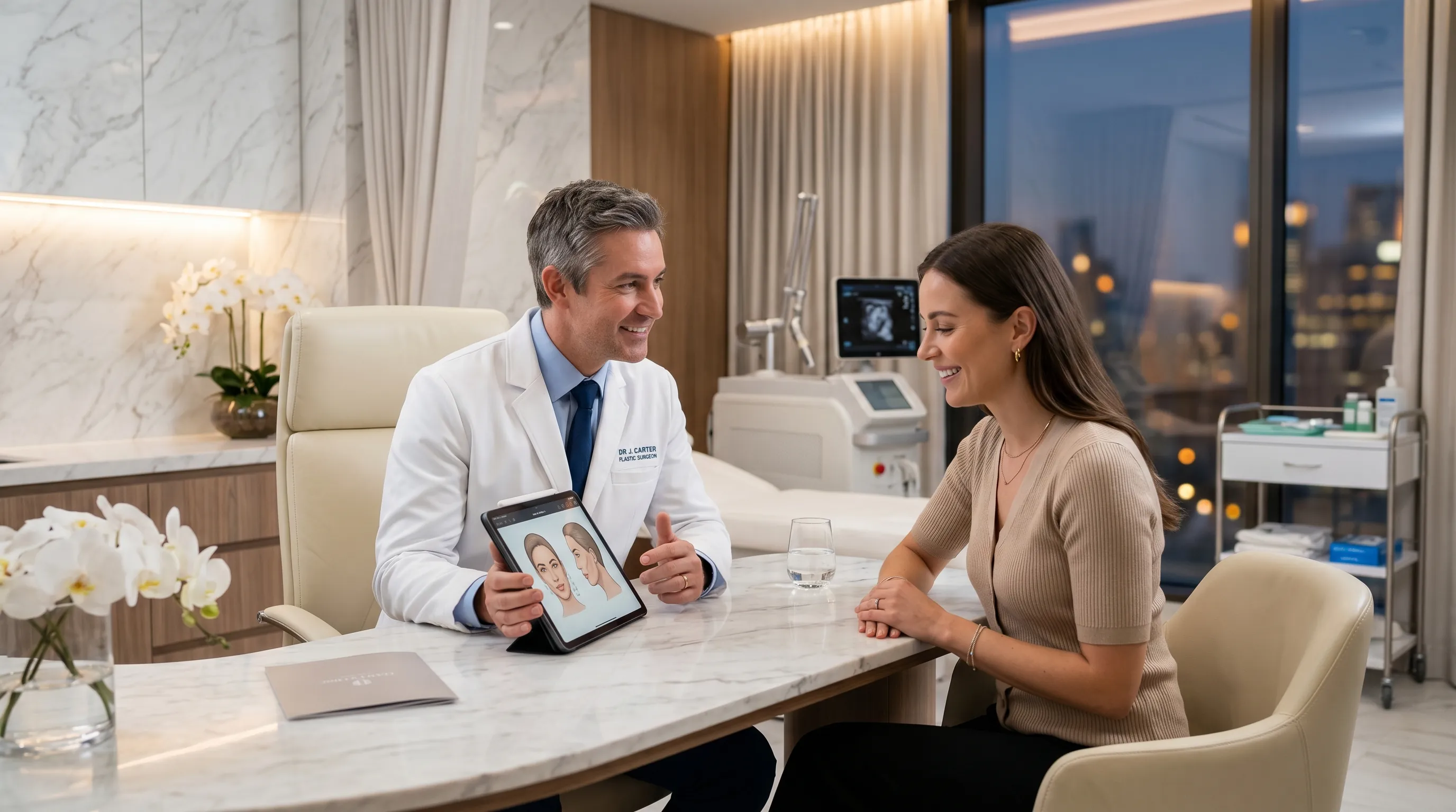 Dr. Summer Silva conducting patient examination
